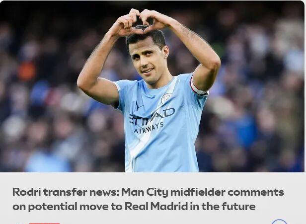 罗德里主动示好皇马：有意重返西甲，曼联今夏或迎回拉什福德